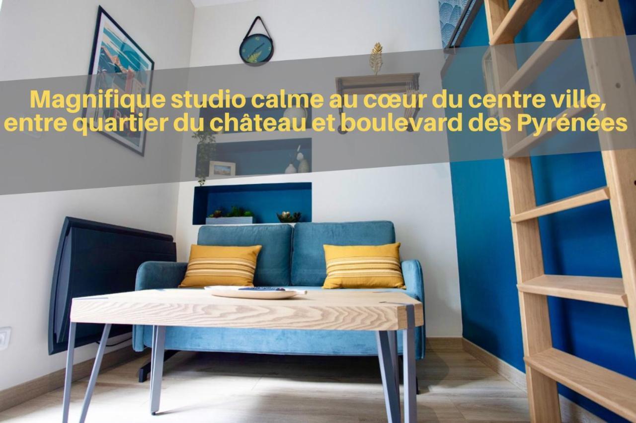 Tiny Stud Apartment Pau Bagian luar foto